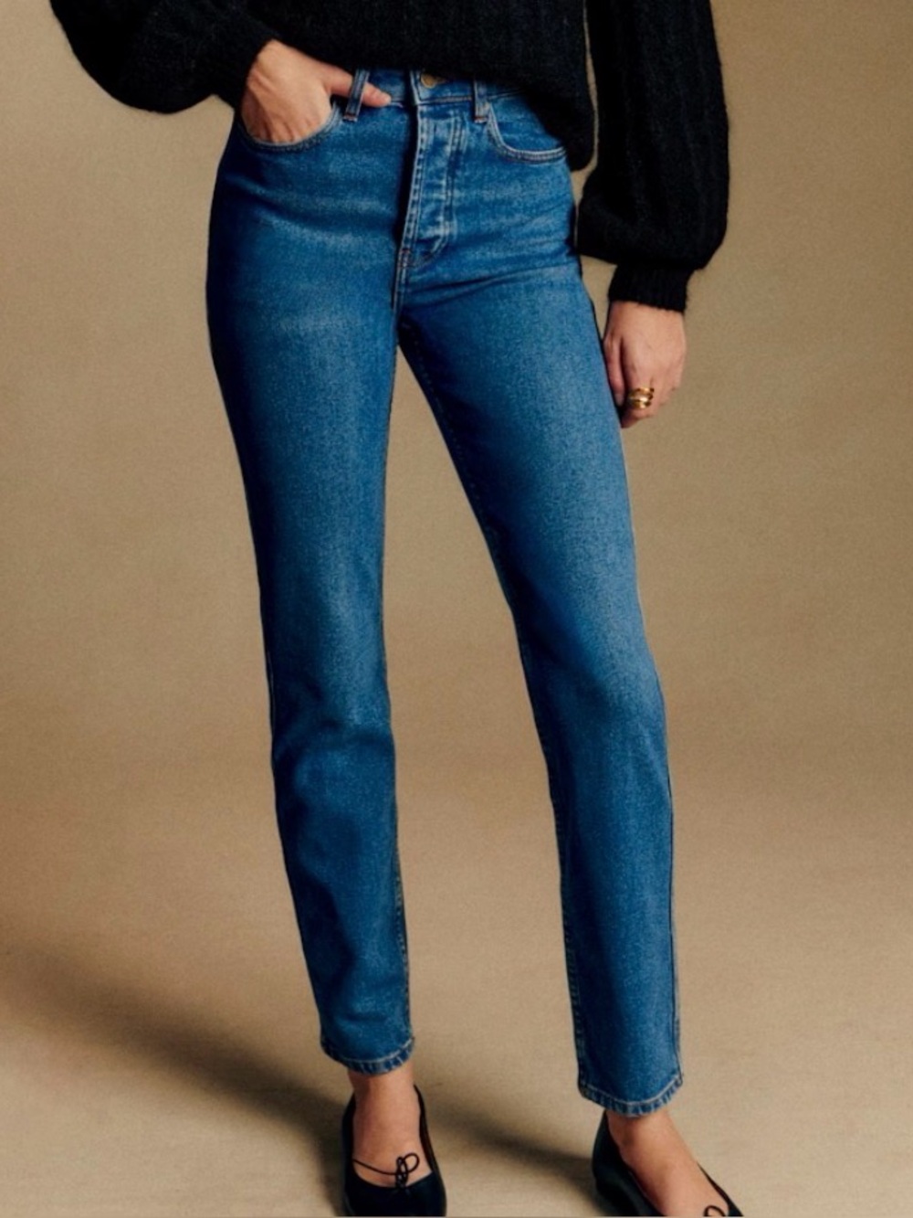 Sezane Brut Sexy Denim Blue - Size 36